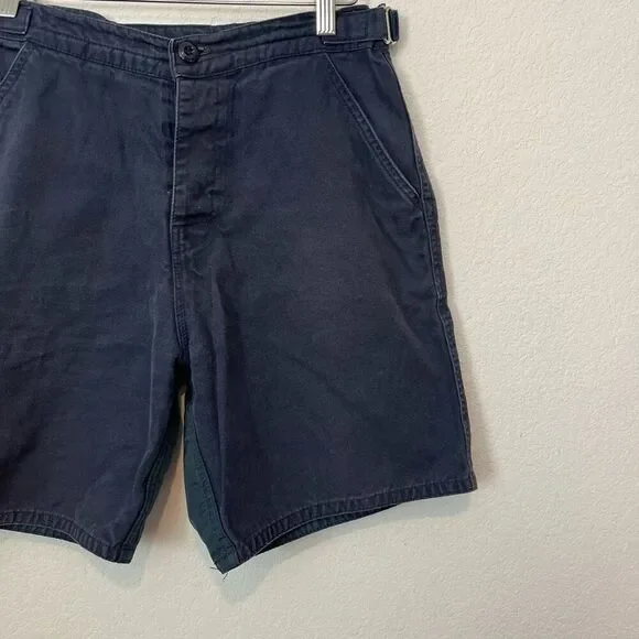 Birdwell Navy Blue Stretch Tactical Chino Walk Shorts Men's Size Small - Picture 2 of 6